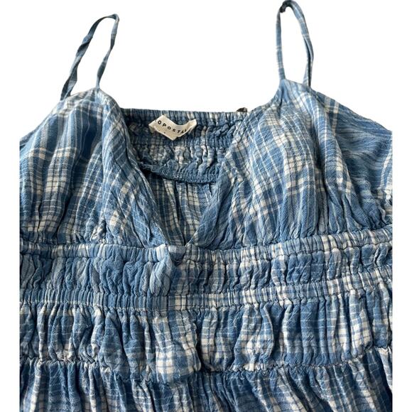 AEROPOSTALE SLEEVELESS SWEETHEART NECKLINE, WOMENS, L, BLUE & BLACK POLKA DOT - Picture 3 of 10